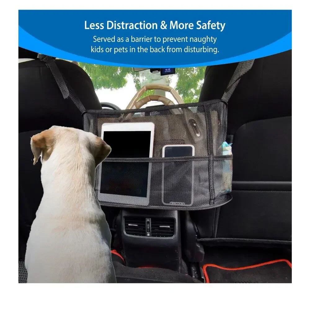 Car Net Pocket Organizer Handbag Holder & Storage for Backseat‎ Mesh Net Pocket